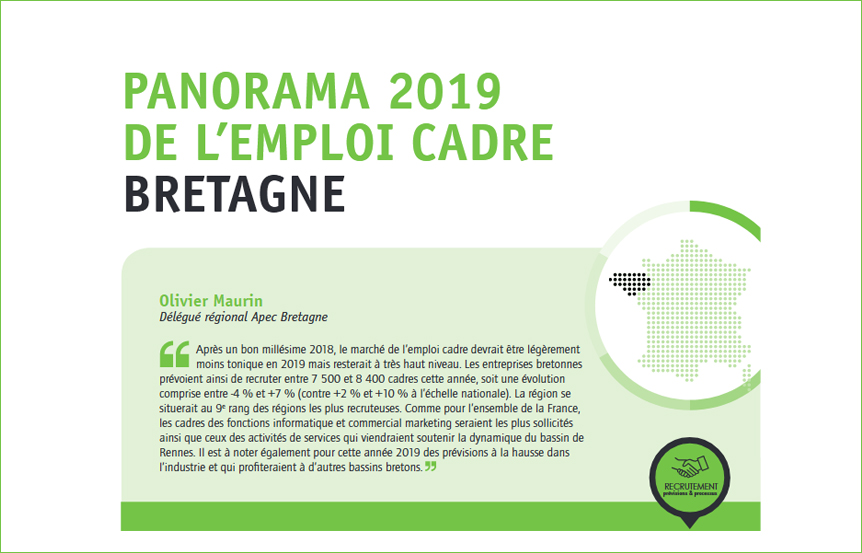 Bretagne Panorama 2019 De L Emploi Cadre