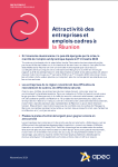 Attractivité des entreprises et emplois cadres à la Réunion