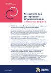 Centre-Val de Loire : attractivité des entreprises et emplois cadres