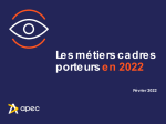Les métiers cadres porteurs pour 2022