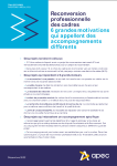 Reconversion professionnelle des cadres