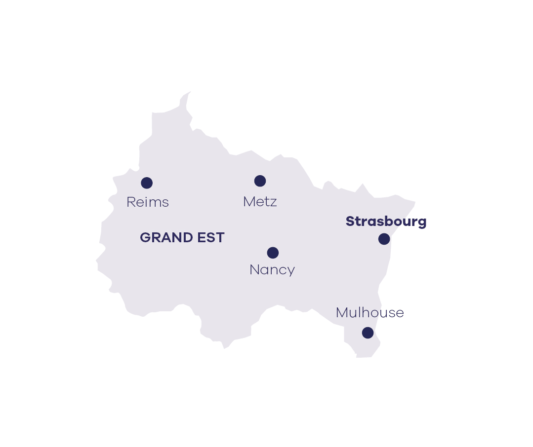Carte centres GE