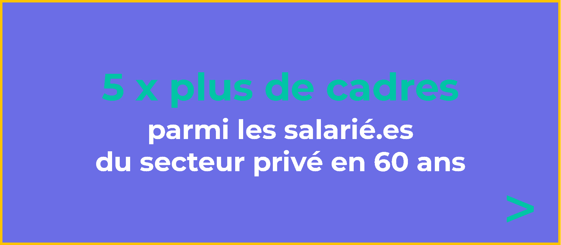 5 fois plus de cadres parmi les salarié.es du secteur privé en 60 ans